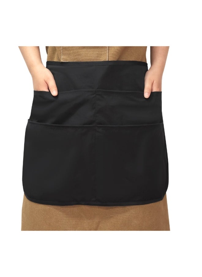 Generic Apron Half Waist Hairdressing Kit Barber Specific Waist Bag Kit Storage Apron  - Image 1