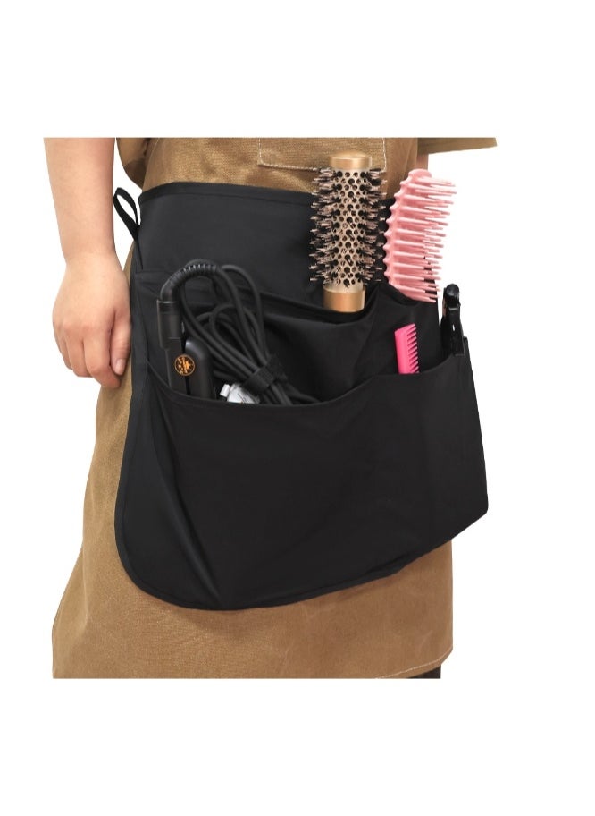 Generic Apron Half Waist Hairdressing Kit Barber Specific Waist Bag Kit Storage Apron  - Image 4
