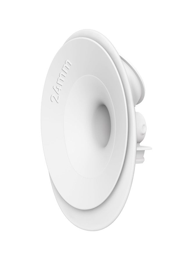قطعة واحدة من شفة M9 المطورة مزدوجة الإحكام مقاس 24 مم، متوافقة فقط مع مضخة الثدي Momcozy Mobile Flow M9 المطورة، شفة مقاس 24 مم، خالية من مادة BPA، ضخ مريح، ليست قطع غيار أصلية من Momcozy - Image 1