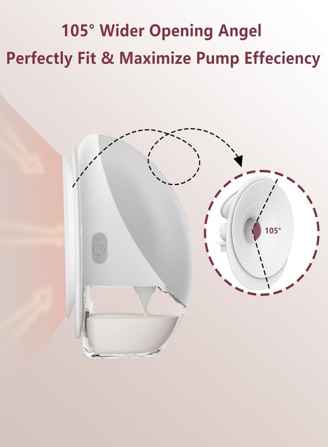 قطعة واحدة من شفة M9 المطورة مزدوجة الإحكام مقاس 24 مم، متوافقة فقط مع مضخة الثدي Momcozy Mobile Flow M9 المطورة، شفة مقاس 24 مم، خالية من مادة BPA، ضخ مريح، ليست قطع غيار أصلية من Momcozy - Image 5