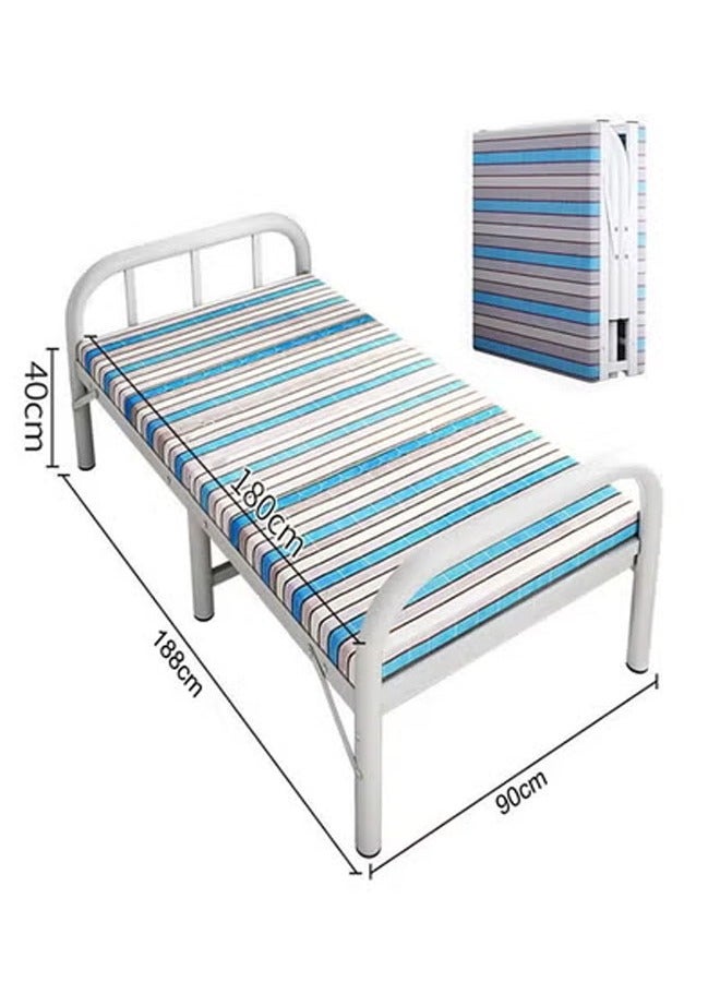 keke Foldable Latex Mattress Bed with Storage and Wheels Size Length 188Cmx Width 90cm, Height 40cm  - Image 1