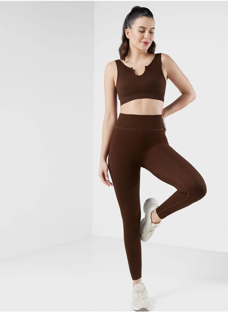 KAWN.YOGA High Waist Contour Seamless Leggings