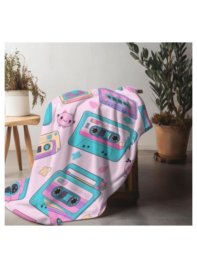 عام بطانية رقيقة من الفانيلا (دافئة ومريحة، ومناسبة للنوم واستخدام الألعاب وإزالة الغبار ومقاومة للرمل) 150 سم * 200 سم - 144 - Image 5