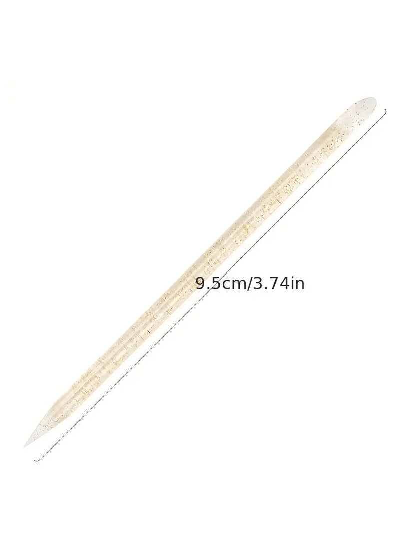 يوكانبي 50 قطعة من عيدان المانيكير الكريستالية القابلة لإعادة الاستخدام - أداة للعناية بالفن والتقشير للأظافر، متعددة الألوان (الوردي، الأحمر الورد، الأزرق، الأخضر، الأصفر) مع تصميم لامع للاستخدام في الباديكير وتطبيق الخرز وأعمال الحرف، لوازم فن الأظافر - Image 4