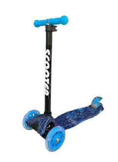 Generic Scooter for Kids, 3 Wheel Kick Scooter for Toddlers Girls & Boys,Adjustable Height, Lean to Steer, Extra-Wide Deck, Kids Scooter with LED Light Up Wheels for Children Ages 4-12 Max Load 50KG  - Image 1
