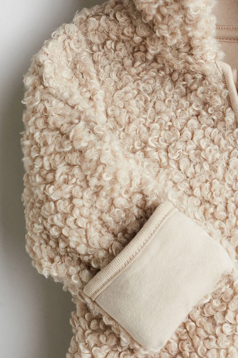 H&M Hooded fluffy pramsuit