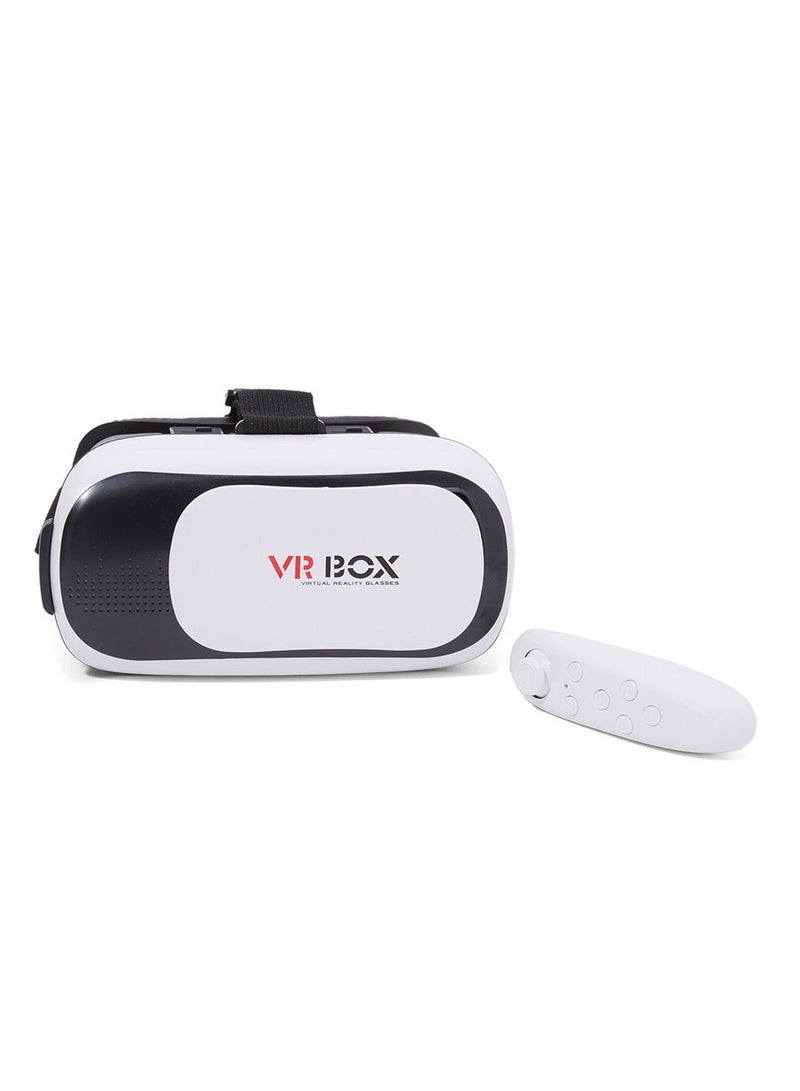 VR Headset for Phone with Controller, Full Screen Visual Wide-Angle Glasses Box - Image 2