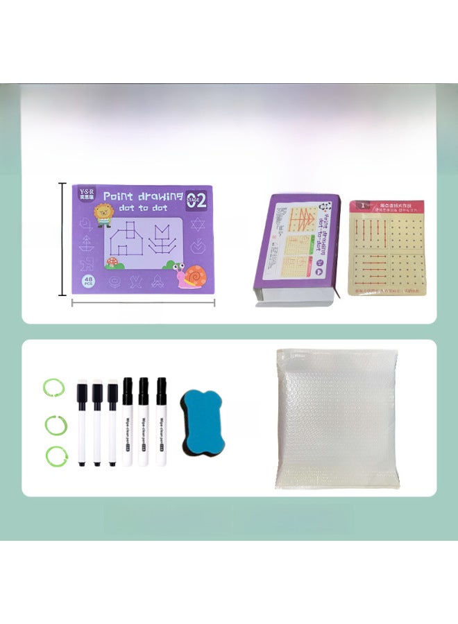Source Manufacturer Pen Control Training Copybook Concentration Training Drawing Red Logical Thinking Puzzle Early Education Book - Image 3
