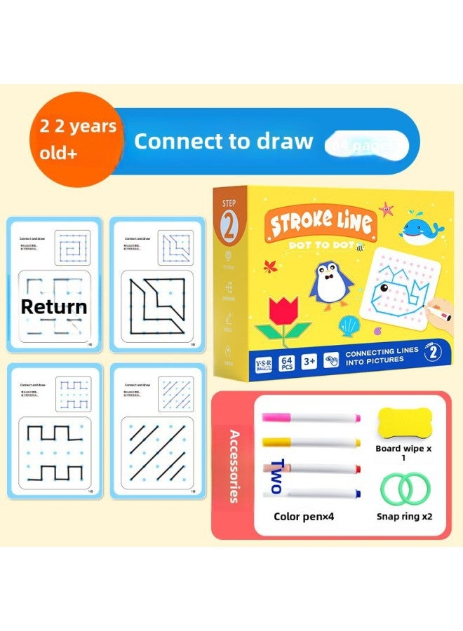 Source Manufacturer Pen Control Training Copybook Concentration Training Drawing Red Logical Thinking Puzzle Early Education Book - Image 1