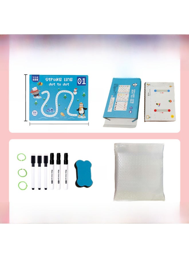 Source Manufacturer Pen Control Training Copybook Concentration Training Drawing Red Logical Thinking Puzzle Early Education Book - Image 2