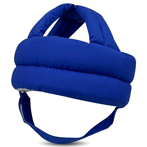 REFLYAWAY Baby Head Protector Baby Helmet for Crawling Walking, No Bumps Safety Head Adjustable Protective Cap for Walking, Playing (Sapphire Blue) - Image 1