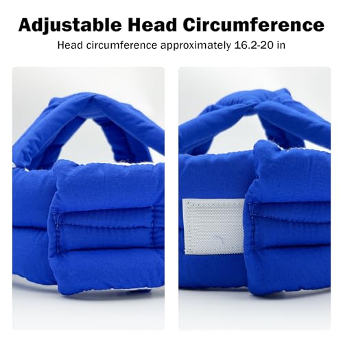 REFLYAWAY Baby Head Protector Baby Helmet for Crawling Walking, No Bumps Safety Head Adjustable Protective Cap for Walking, Playing (Sapphire Blue) - Image 2
