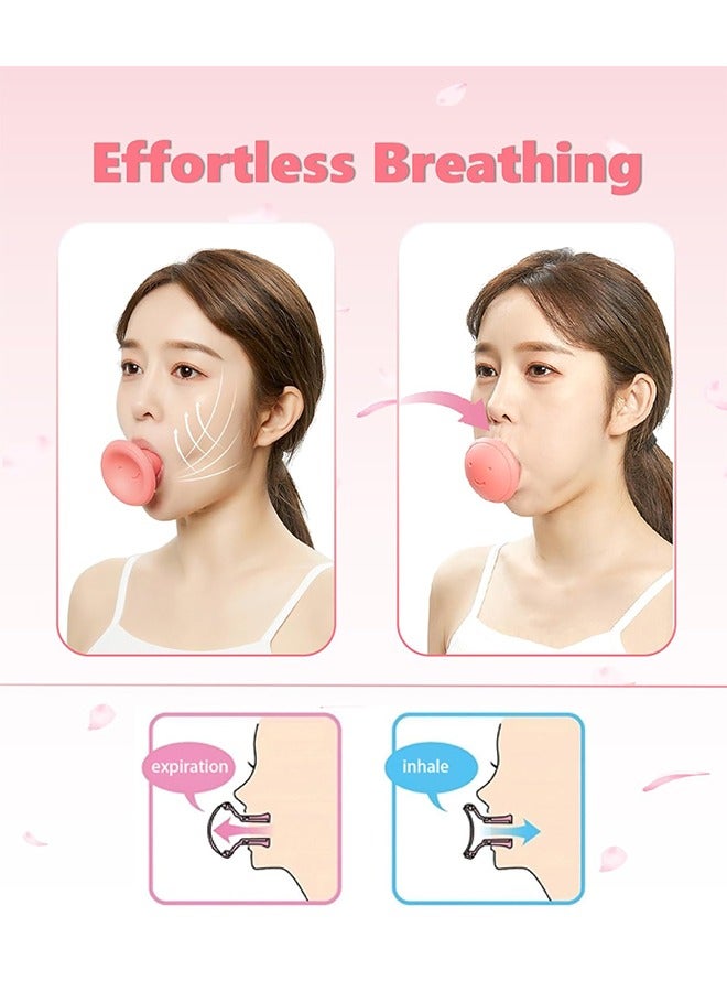 Loquat 3 Pcs Face Exerciser, Facial Yoga for Skin Firming  Anti Wrinkle, Jaw Exerciser, Face Lifting V Shape Double Chin Exerciser, Face Slimmer Mouth Exercise Tool Breathing Exercise Device - Image 4