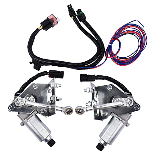 Bario Pair C3 Corvette Headlamp Motor Electric Headlight Conversion Kit Front Left & Right Replacement for Chevrolet Corvette C3 1968-1982 # 914015 - Image 5