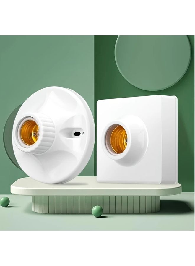2pcs Ceiling Mount Hardware Threaded Base Sturdy Structure Ribbed Design Easy Install - Image 4