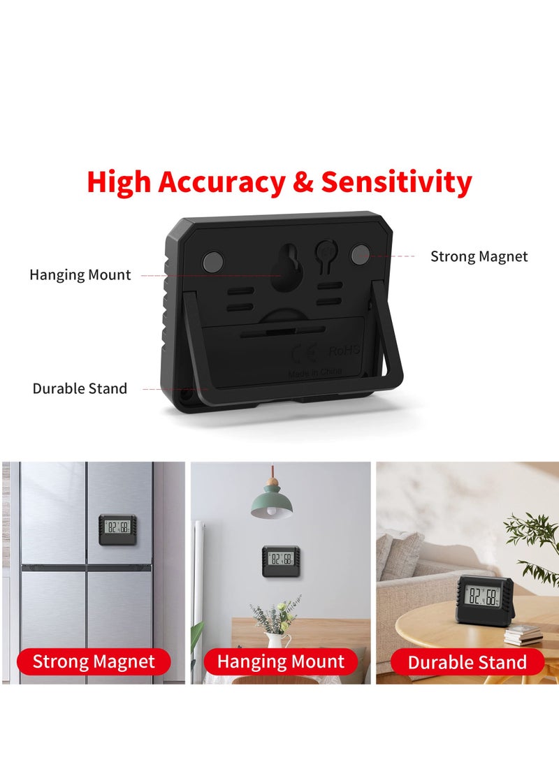 SYOSI Thermometer Hygrometer for Home Room Thermometer Indoor Hygrometer Digital Temperature and Humidity Monitors for Home Baby Room Basement Office - Image 2