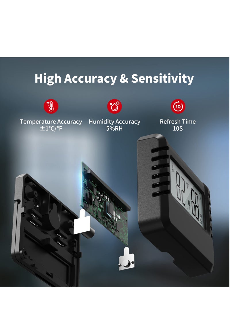 SYOSI Thermometer Hygrometer for Home Room Thermometer Indoor Hygrometer Digital Temperature and Humidity Monitors for Home Baby Room Basement Office - Image 5