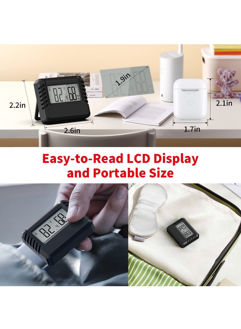 SYOSI Thermometer Hygrometer for Home Room Thermometer Indoor Hygrometer Digital Temperature and Humidity Monitors for Home Baby Room Basement Office - Image 3