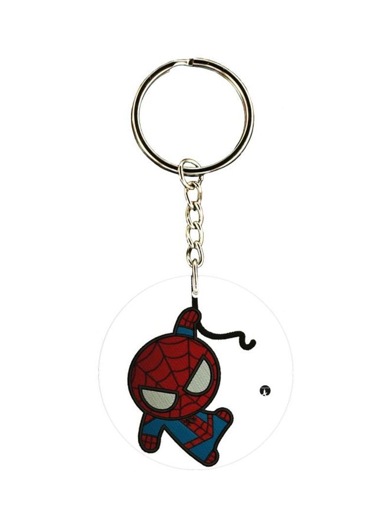 RKN Spiderman Printed Single Sided Keychain