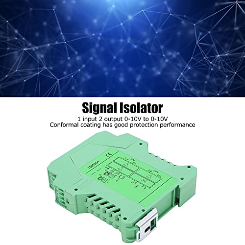 Shanrya Isolator, 0-10V To 0-10V Current Conditioner, Analog Isolator Transmitter Splitter, DIN Rail Mount, PLC Detect Conditioner for 2 or 3 Wire Transmitters - Image 2