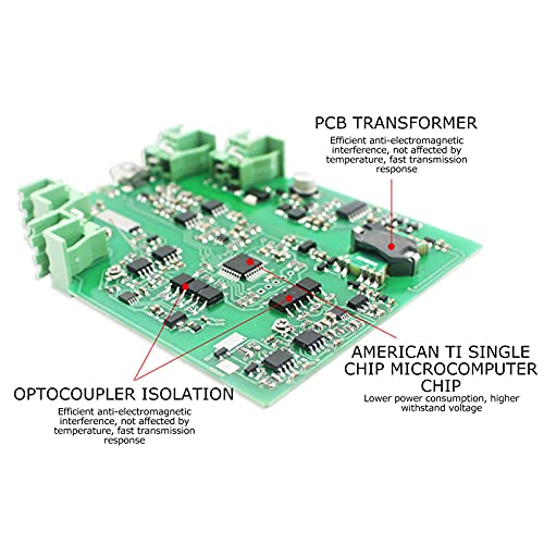 Shanrya Isolator, 0-10V To 0-10V Current Conditioner, Analog Isolator Transmitter Splitter, DIN Rail Mount, PLC Detect Conditioner for 2 or 3 Wire Transmitters - Image 4