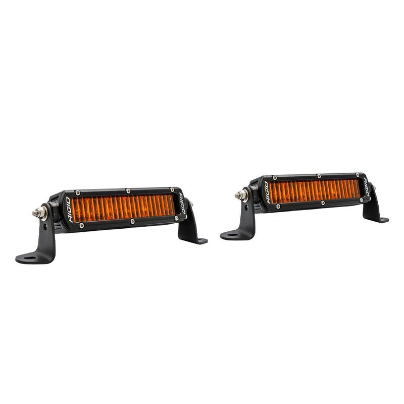 RIGID INDUSTRIES SRSeries SAE 6 Inch with Amber PRO Lens Pair