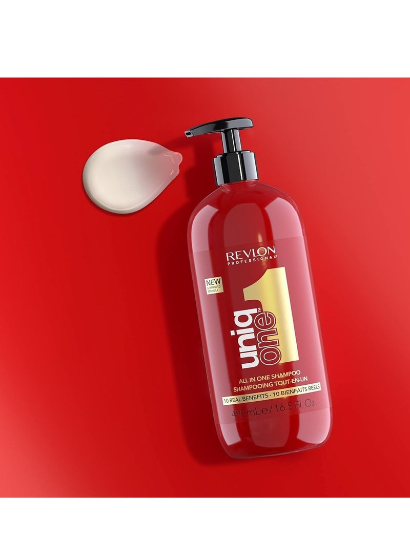 Revlon Uniq One All-in-One Shampoo 490 ml - Image 2
