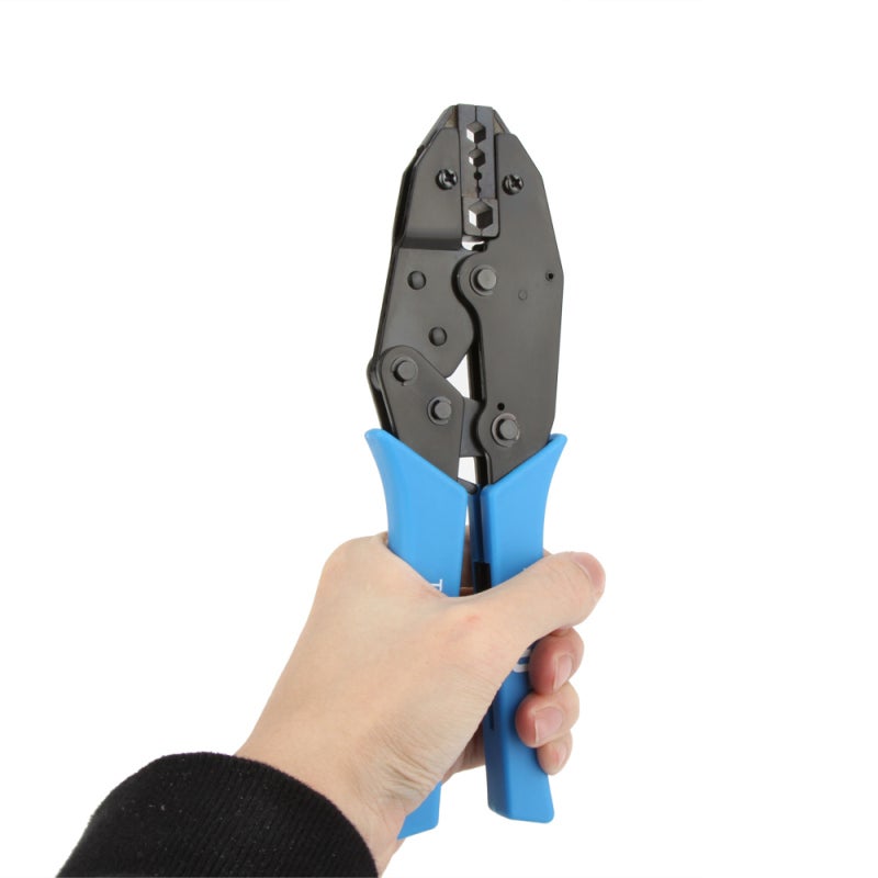 Crimping Press Pliers with Ratchet Device for BNC Connectors 8.22/6.48/5.41/2.5/1.72mm - Ergonomic Handle Design Locking Plier for Easy Operation - Image 5