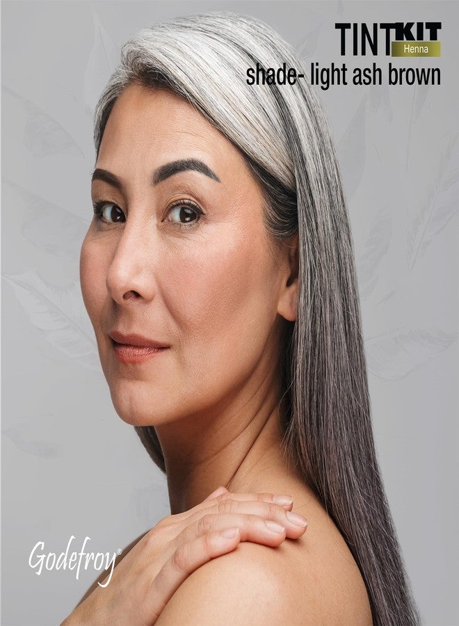 Godefroy Powered by Henna - Tint Kit 4 Applications | Light Ash Brown | Spot Hair Color Powered by Natural Henna - Image 3