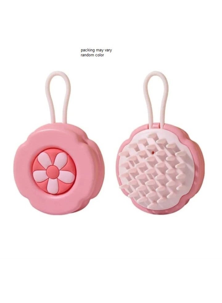 ليفه استحمام بخزان للشامبو او الصابون للجسم و الشعر متعدده الاستخدامات لون عشوائي - Image 1