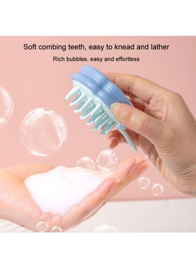 ليفه استحمام بخزان للشامبو او الصابون للجسم و الشعر متعدده الاستخدامات لون عشوائي - Image 3