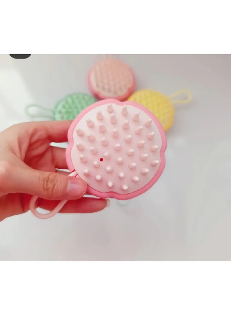 ليفه استحمام بخزان للشامبو او الصابون للجسم و الشعر متعدده الاستخدامات لون عشوائي - Image 4