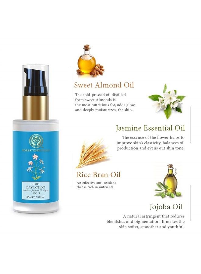 Forest Essentials Light Day Lotion - Madurai Jasmine & Mogra 40ml - Image 5