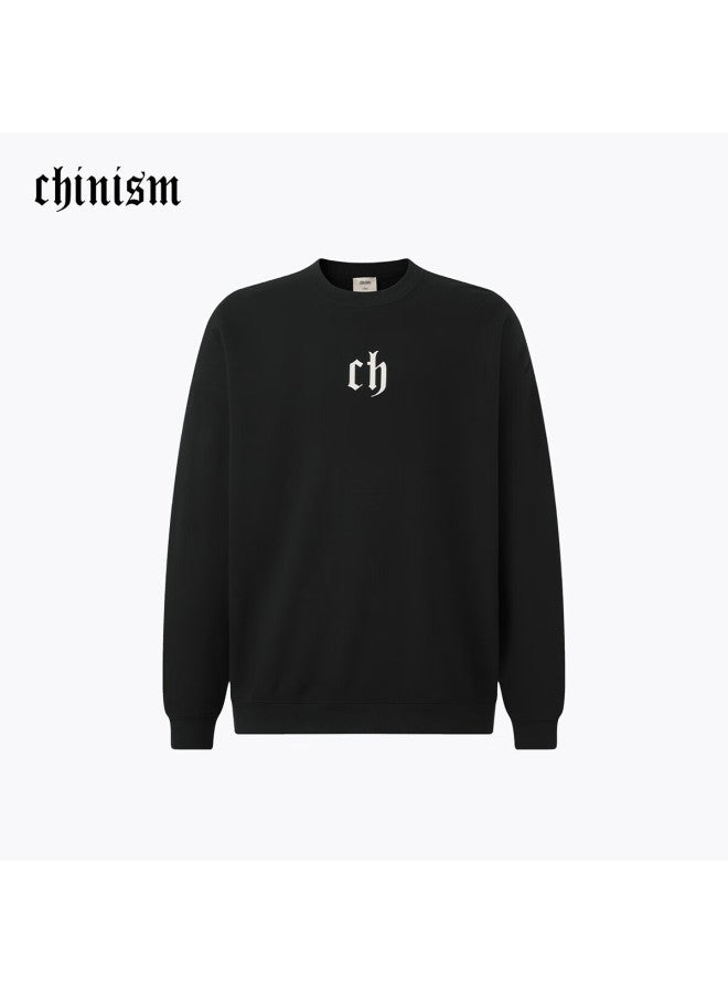 Chinism Ch Men's American High Street Loose Pullover Couple Heavyweight Classic Crewneck Sweatshirt Sc20071016 - Image 4