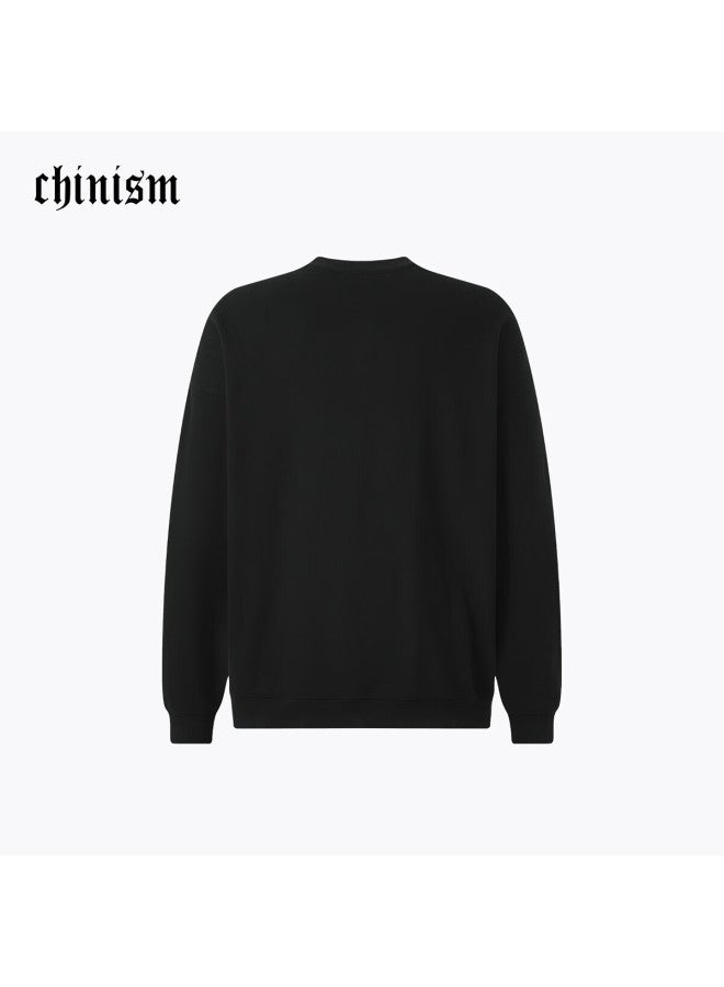 Chinism Ch Men's American High Street Loose Pullover Couple Heavyweight Classic Crewneck Sweatshirt Sc20071016 - Image 5