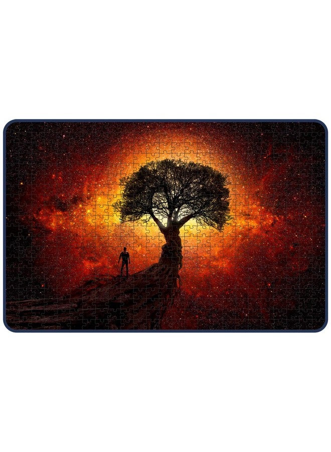 Webby Man Under A Tree Painting Jigsaw Puzzle, 500 Pieces - Image 2