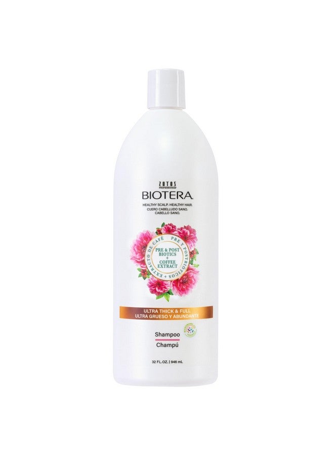 بيوتيرا شامبو بيوتيرا فائق الكثافة والكثافة | للشعر الخفيف أو الخفيف | صديق للبيئة | نباتي وخالٍ من الاختبارات على الحيوانات | خالٍ من البارابين والكبريتات | آمن على الصبغات | 32 أونصة سائلة - Image 1