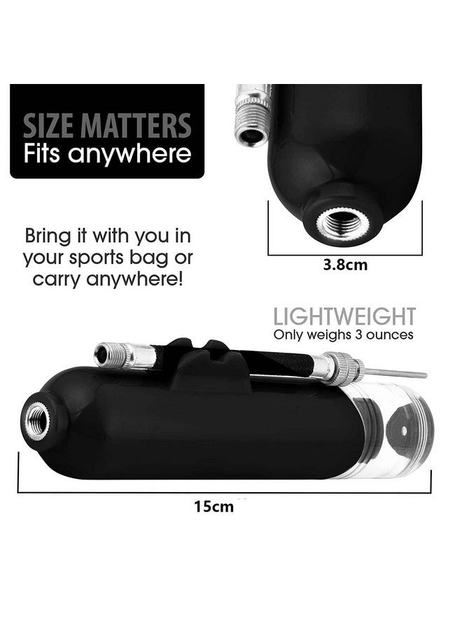 Beauenty Ball Pump, Mini Hand Air Pump with Needle, Portable Two-way Push and Pull Inflating System, Hand Pump for Basketball, Soccer, Football, Volleyball and Other Inflatable Equipment - Image 4