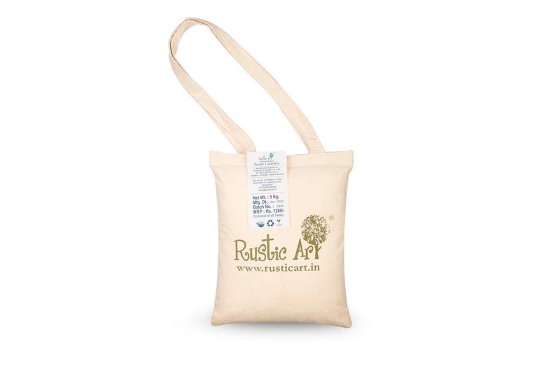 Rustic Art Biodegradable Power Laundry | Enriched With Neem & Lemon | Family Pack 5kg | Front & Top Load | Hard Water Compatible - Image 2