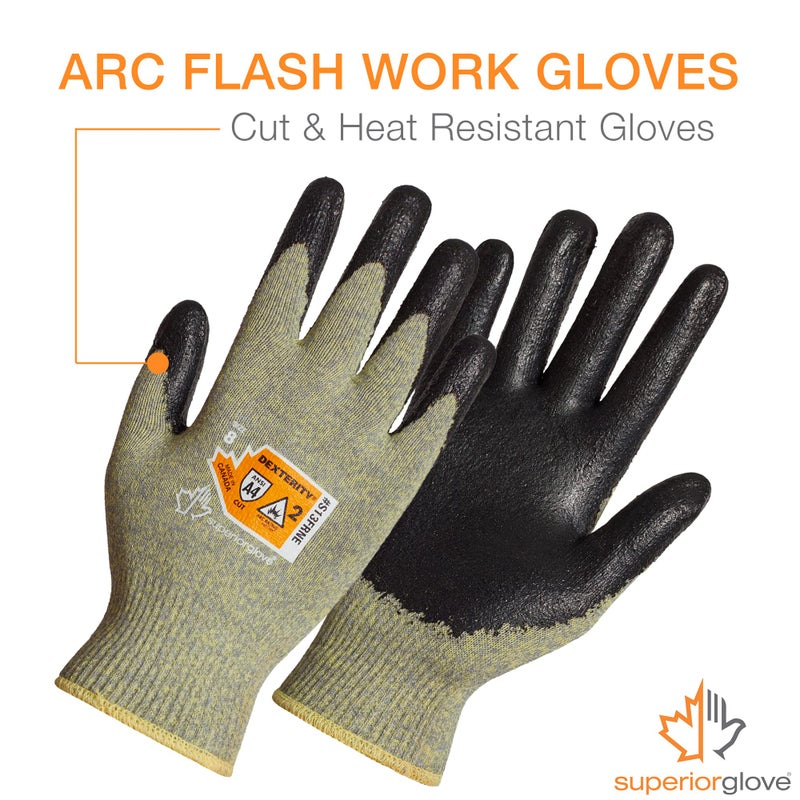 Superior Glove قفاز مقاوم للهب من سوبرير جلوف مع راحة نيونبرين - دكستري S13FRNE (زوج واحد من القفازات المتوسطة) - Image 2