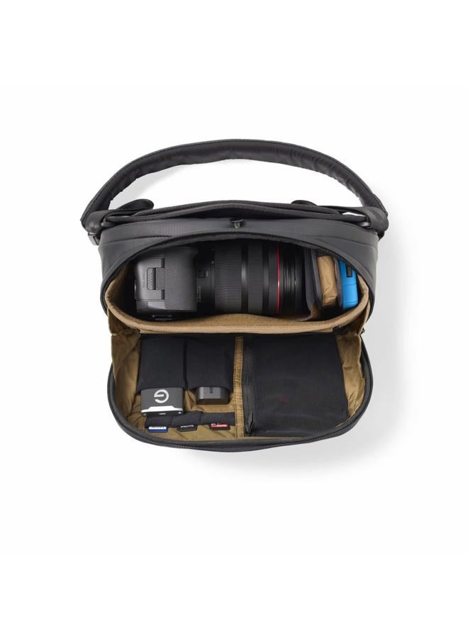 NOMATIC McKinnon Camera Sling 8L: Versatile Camera Bag for Photographers with Quick Access, Secure Storage for Mirrorless or DSLR Camera, Lightweight Crossbody Sling & External Tripod Attachment - Image 4