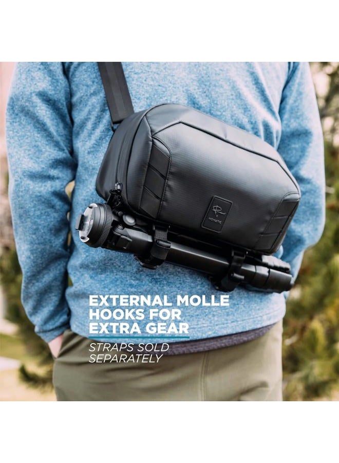 NOMATIC McKinnon Camera Sling 8L: Versatile Camera Bag for Photographers with Quick Access, Secure Storage for Mirrorless or DSLR Camera, Lightweight Crossbody Sling & External Tripod Attachment - Image 5