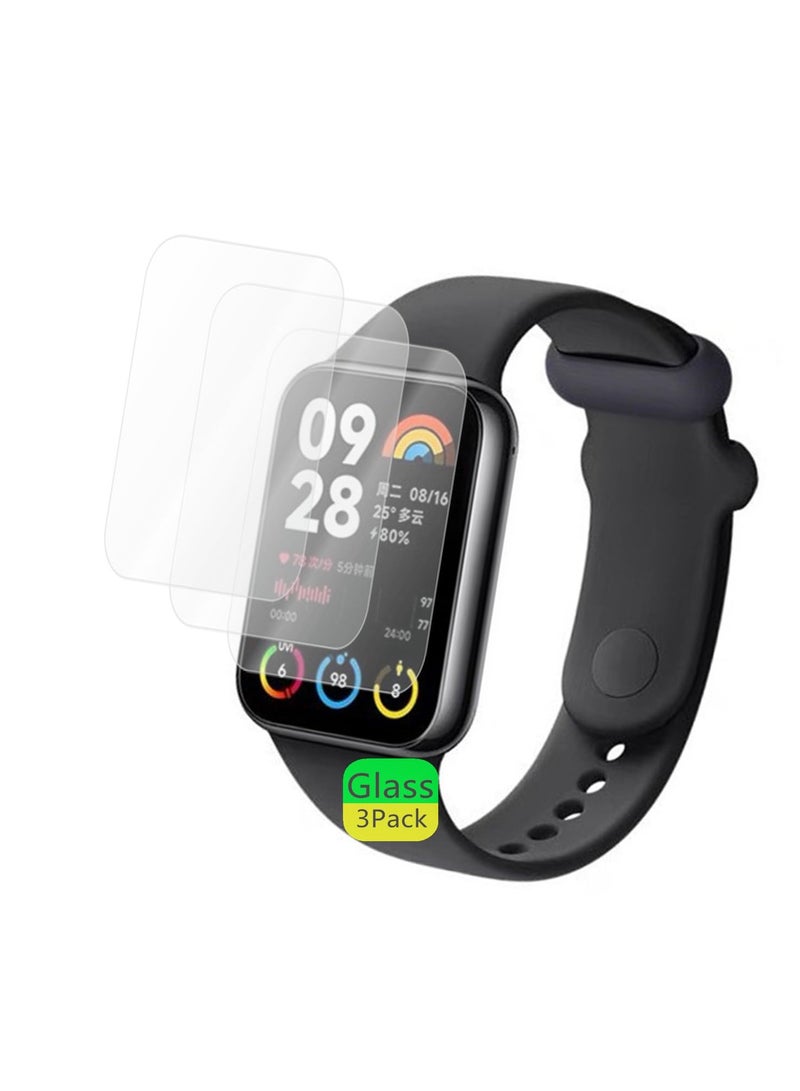 Excefore Screen Protector For Xiaomi Mi Band 8 Pro, Full Cover Clear HD Protective Film, Premium SOFT TPU Film Guard Cover, Easy Installation, 3PCS - Image 1