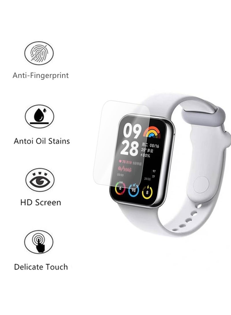 Excefore Screen Protector For Xiaomi Mi Band 8 Pro, Full Cover Clear HD Protective Film, Premium SOFT TPU Film Guard Cover, Easy Installation, 3PCS - Image 3