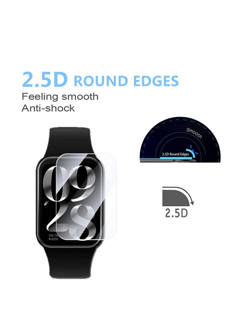 Excefore Screen Protector For Xiaomi Mi Band 8 Pro, Full Cover Clear HD Protective Film, Premium SOFT TPU Film Guard Cover, Easy Installation, 3PCS - Image 5
