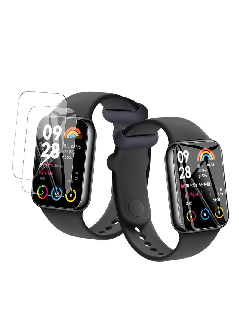 Excefore Screen Protector For Xiaomi Mi Band 8 Pro, Full Cover Clear HD Protective Film, Premium SOFT TPU Film Guard Cover, Easy Installation, 3PCS - Image 2