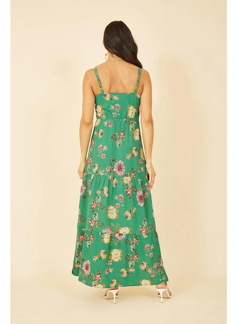 Yumi Floral Tiered Dress