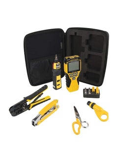 Vdv001819 Tool Set Cable Installation Test Set With Crimpers Scout Pro 3 Cable Tester Snips Punchdown Tool Case 6 Piece