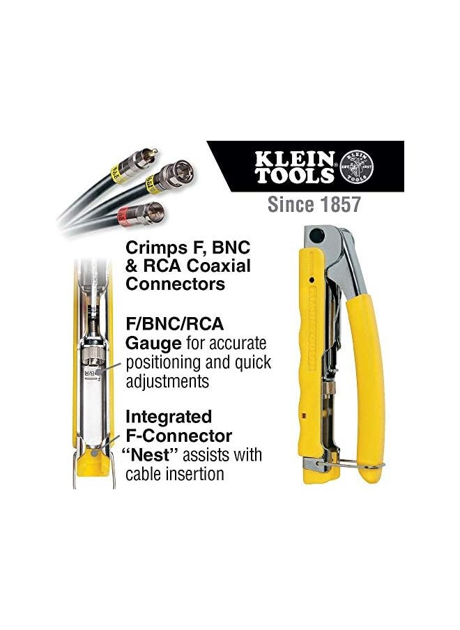 Klein Tools - Vdv001819 Tool Set Cable Installation Test Set With Crimpers Scout Pro 3 Cable Tester Snips Punchdown Tool Case 6 Piece - Image 1