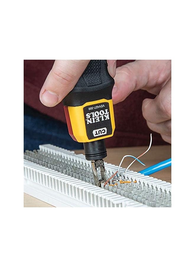 Klein Tools - Vdv001819 Tool Set Cable Installation Test Set With Crimpers Scout Pro 3 Cable Tester Snips Punchdown Tool Case 6 Piece - Image 1
